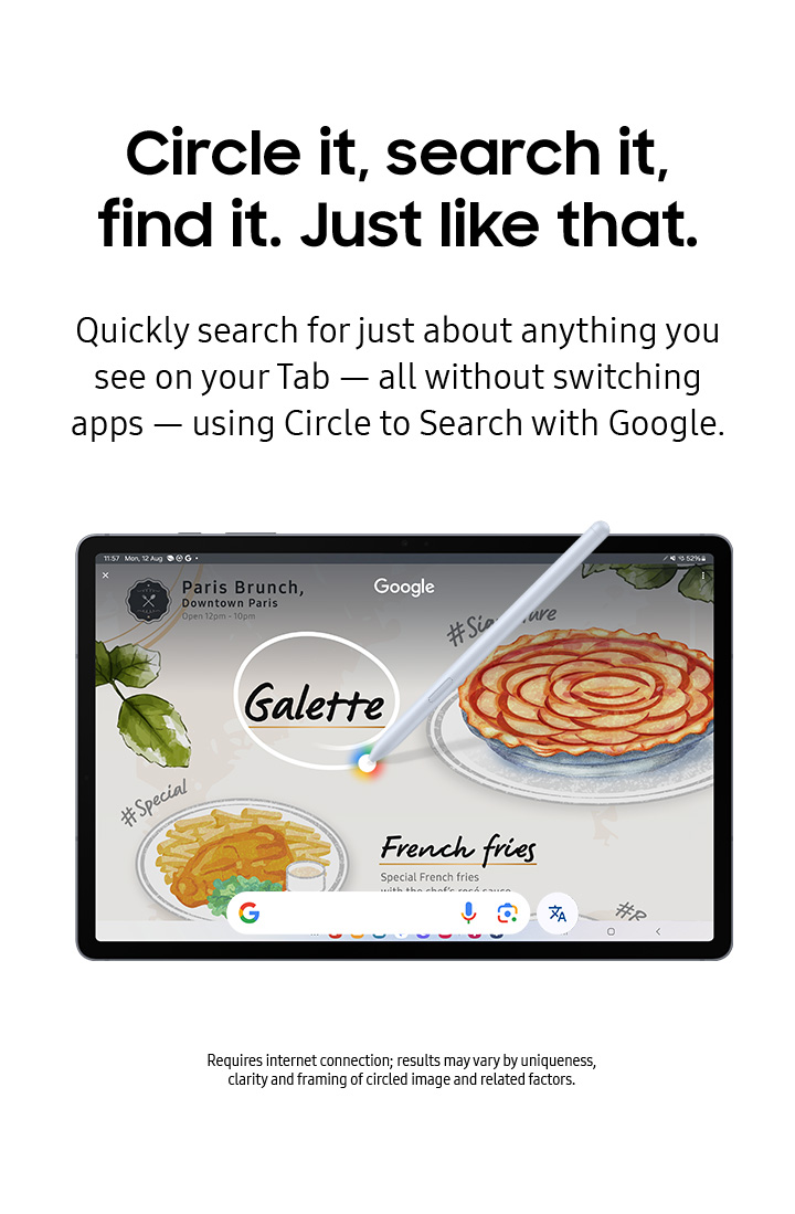 Circle it, search it, find it. Just like that - mobile