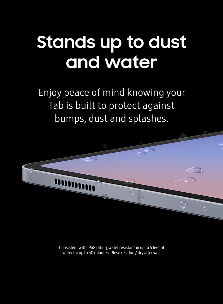 Stands up to dust and water - mobile