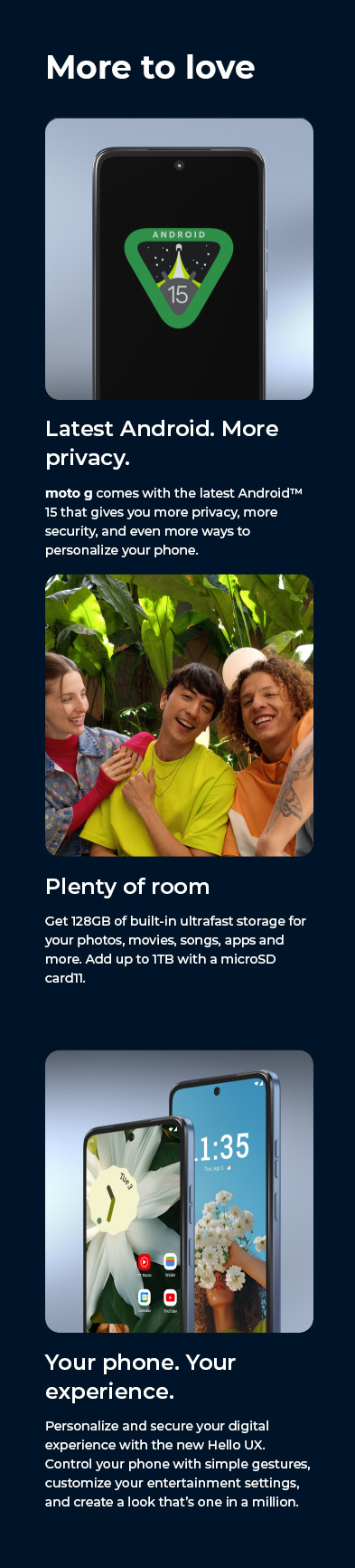 More to love - mobile