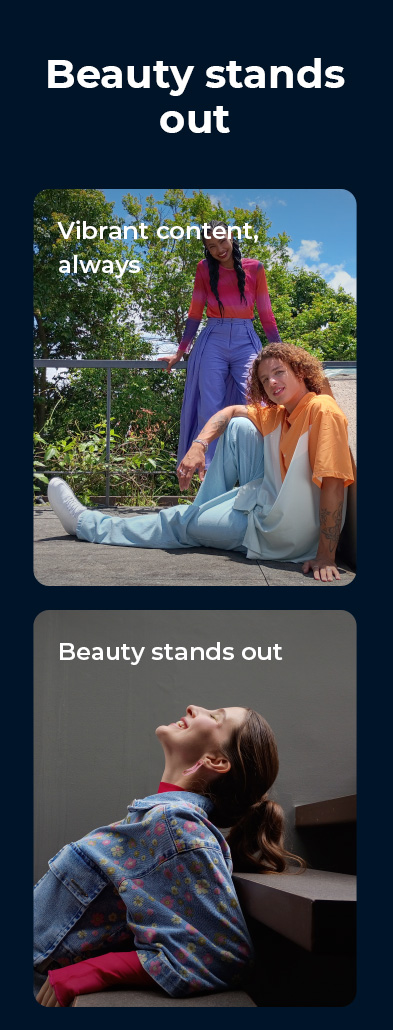 Beauty stands out - mobile