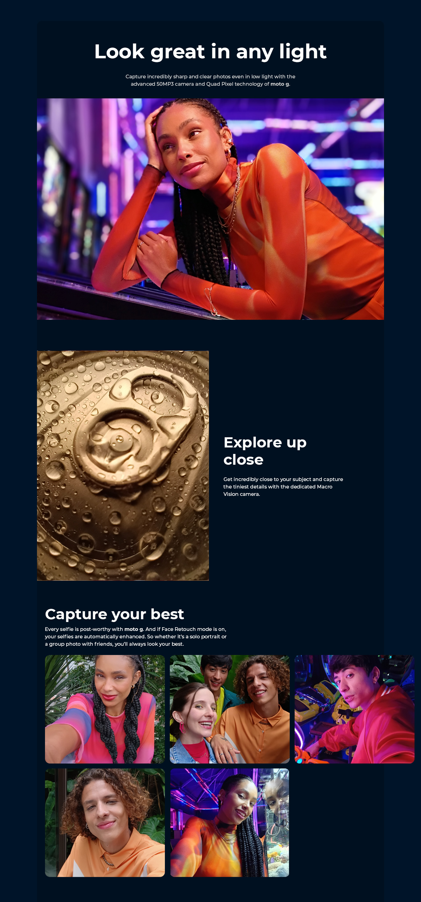 Look great in any light.