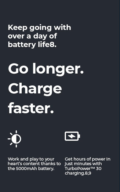 Go longer charge faster - mobile