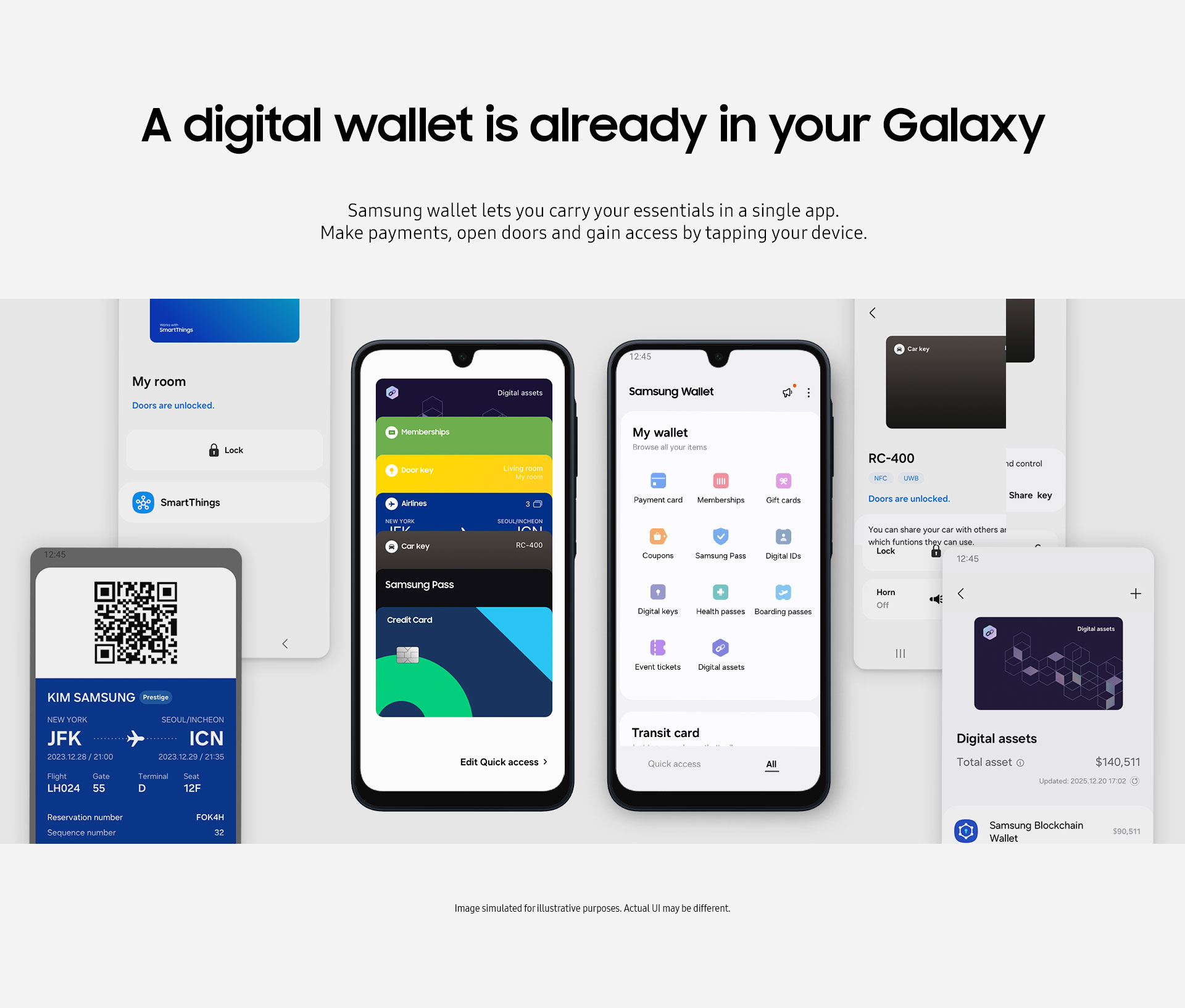 A digital wallet is already in your Galaxy.