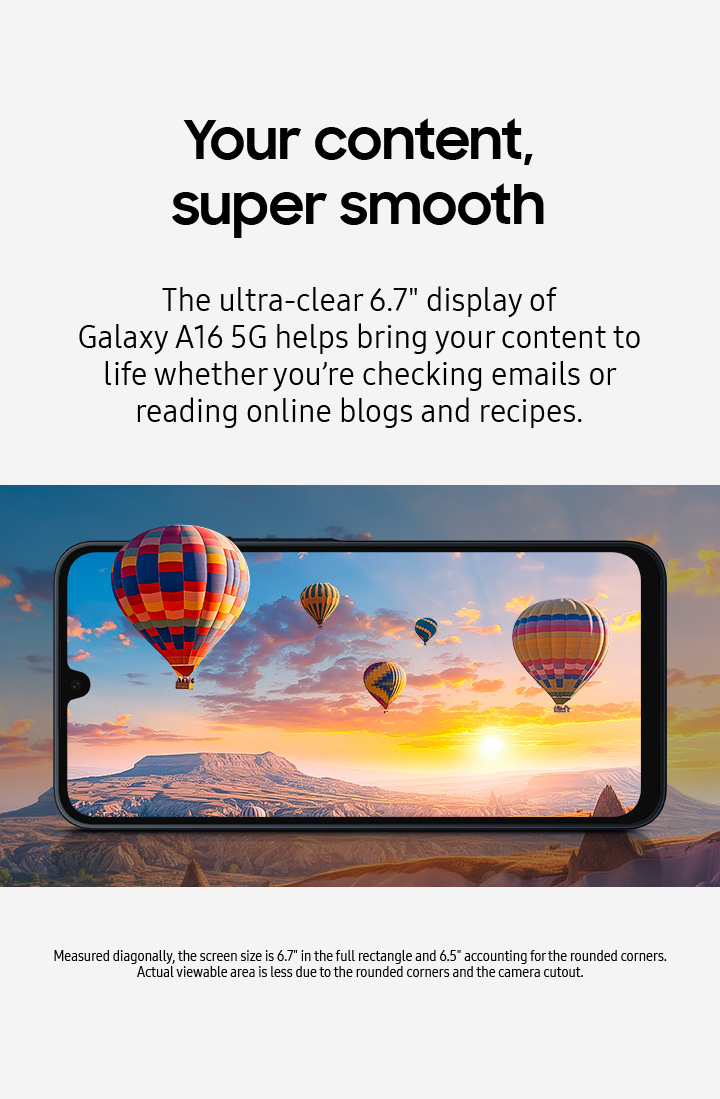 Your content, super smooth - mobile
