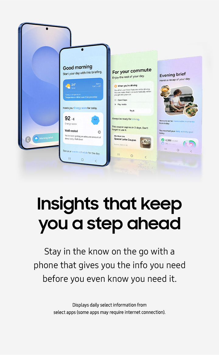 Insights that keep you a step ahead - mobile