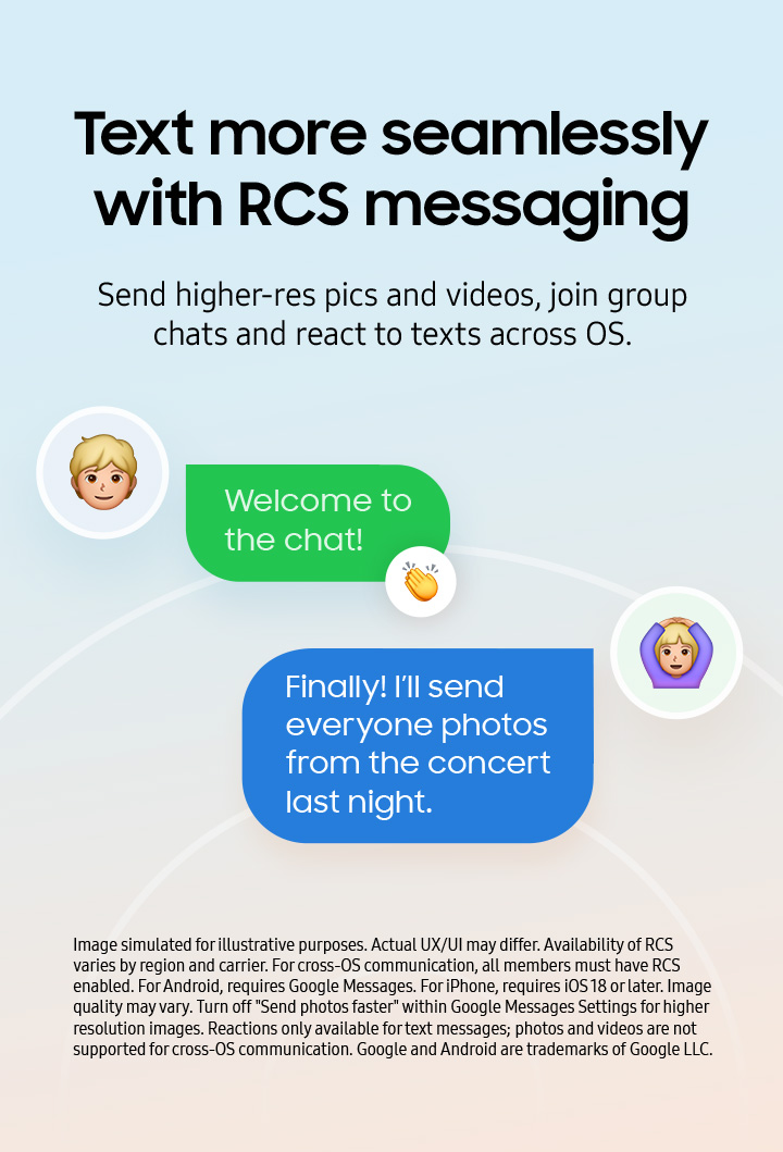 Text more seamlessly with RCS messaging - mobile