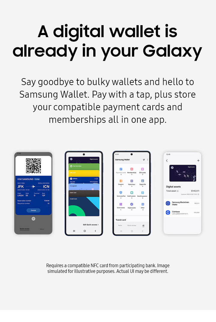 A digital wallet is already in your Galaxy. - mobile