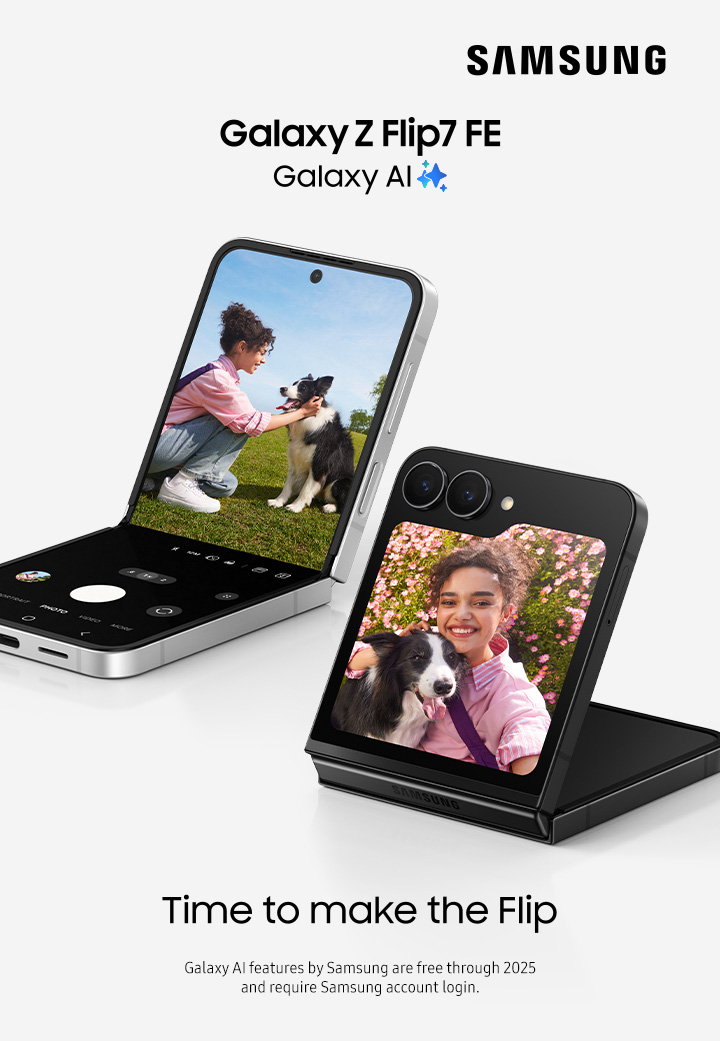 Samsung Galaxy Z Flip7 FE with Galaxy AI - mobile