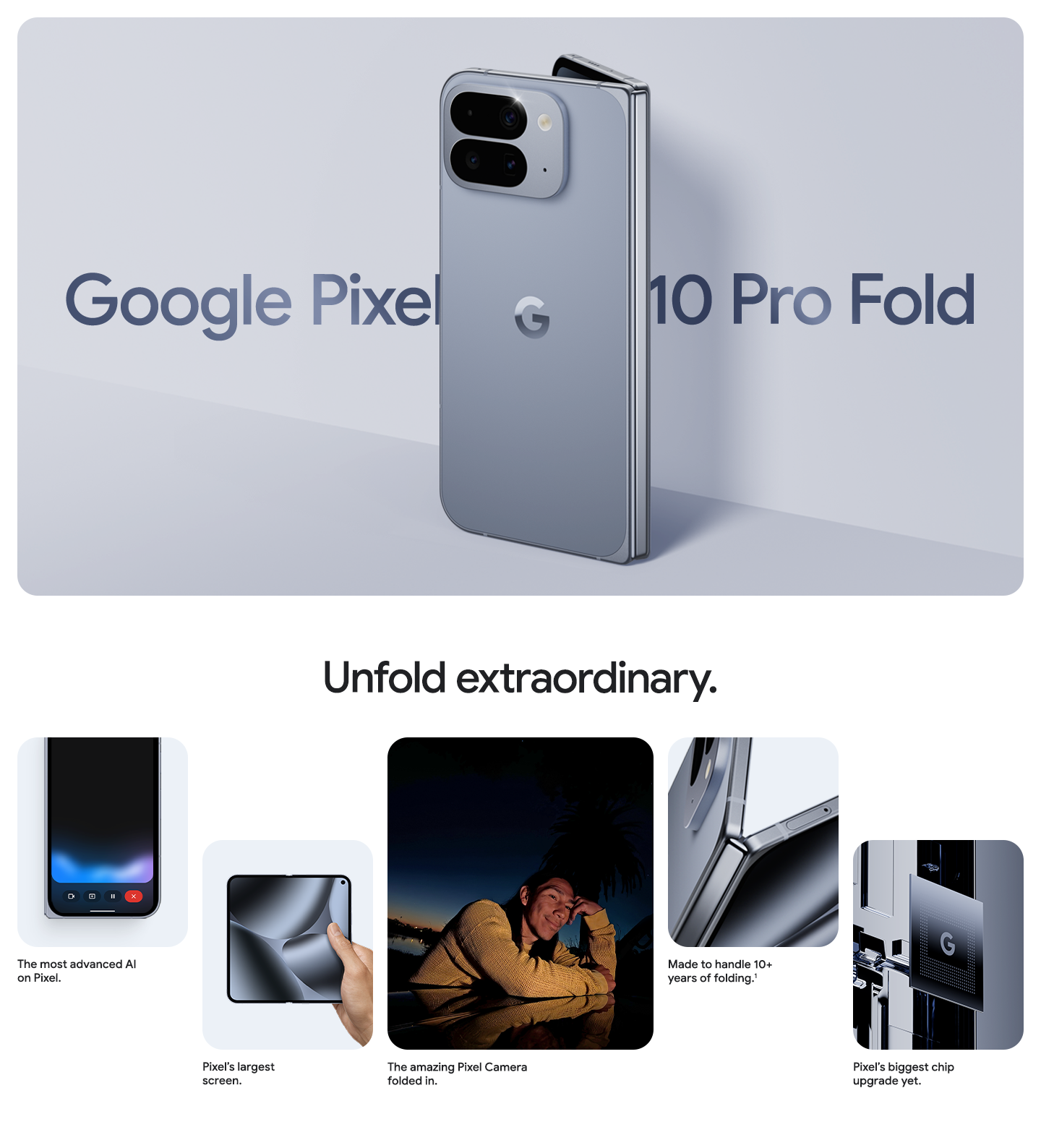Google Pixel 10 Pro Fold - Unfold extraordinary