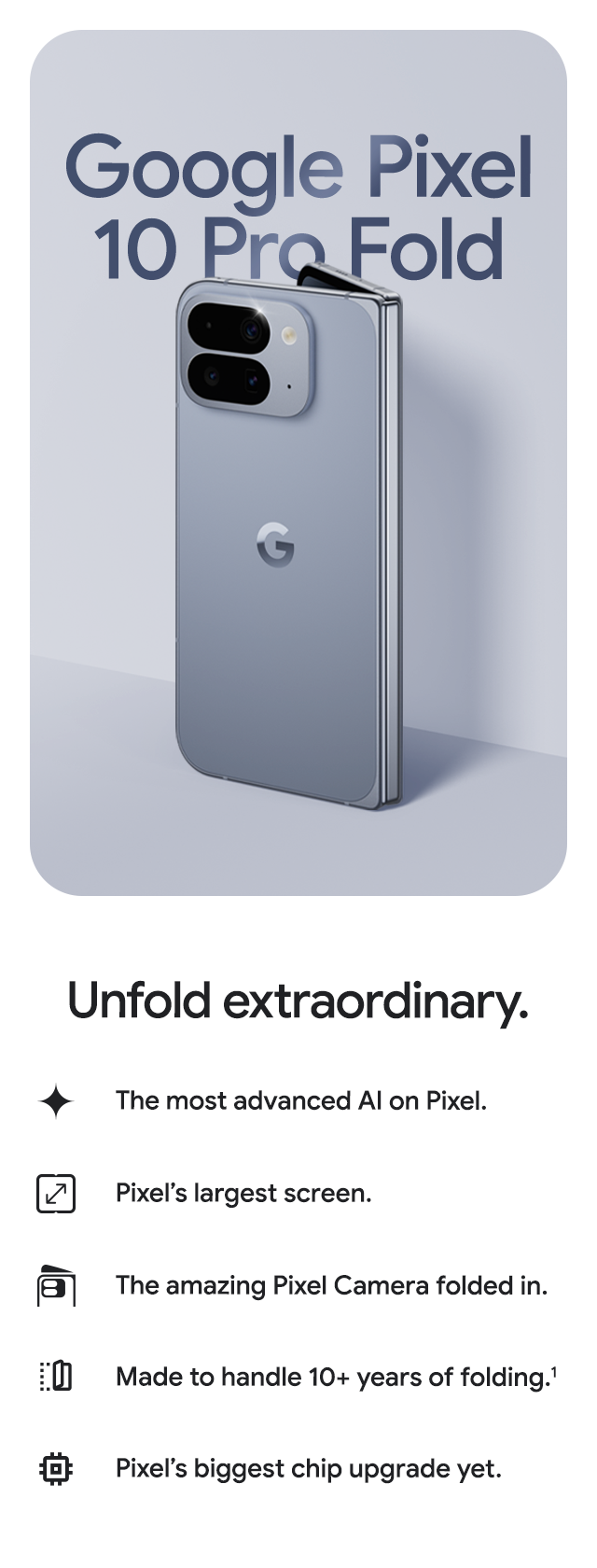 Google Pixel 10 Pro Fold - Unfold extraordinary - mobile