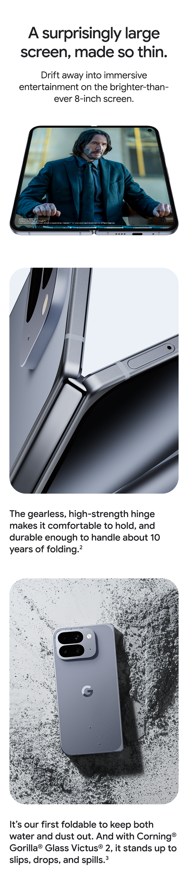 A surprisingly large screen, made so thin - mobile