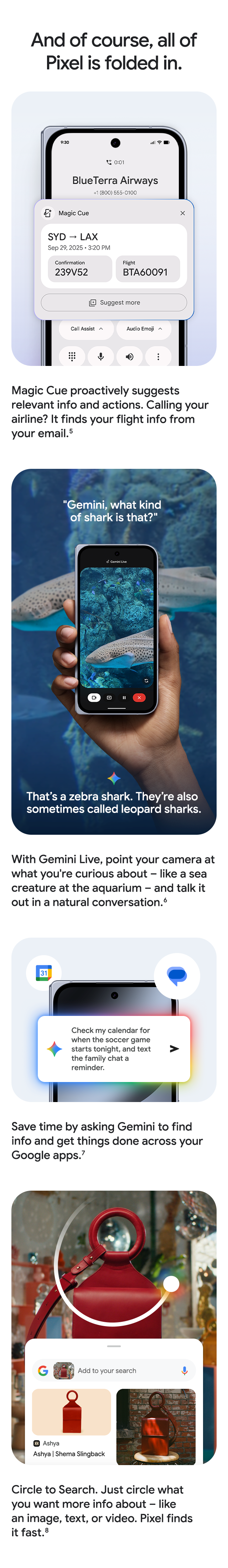 And of course, all of Pixel is folded in - mobile