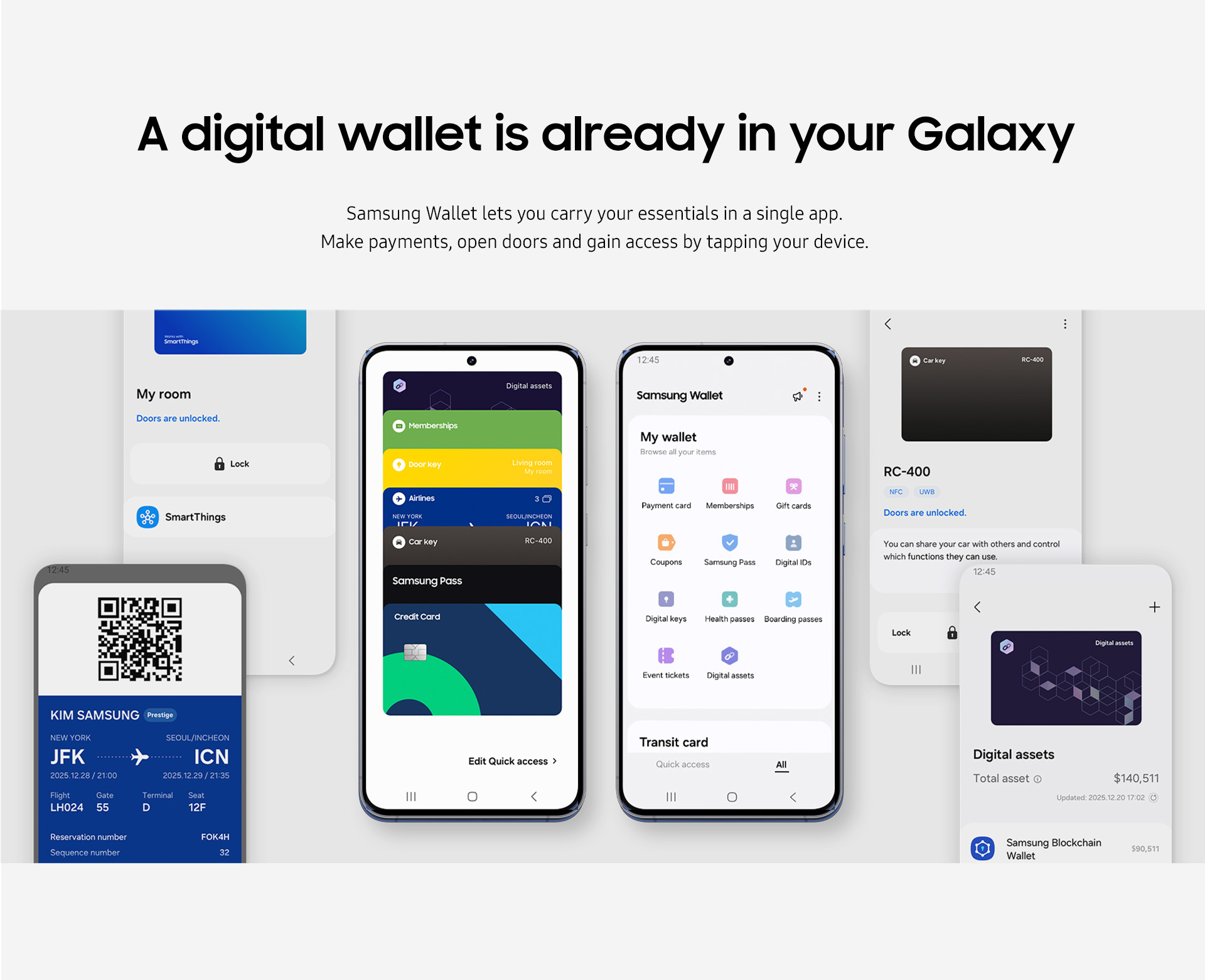 A digital wallet is already in your Galaxy
