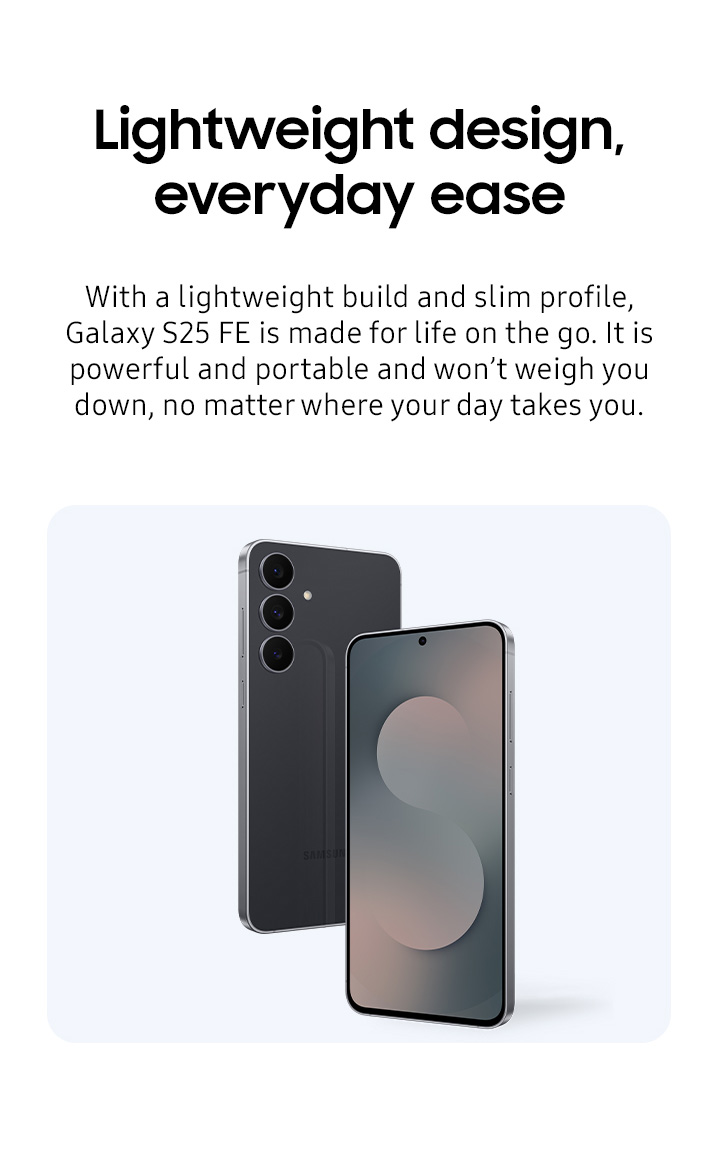 Lightweight design, everyday ease - mobile
