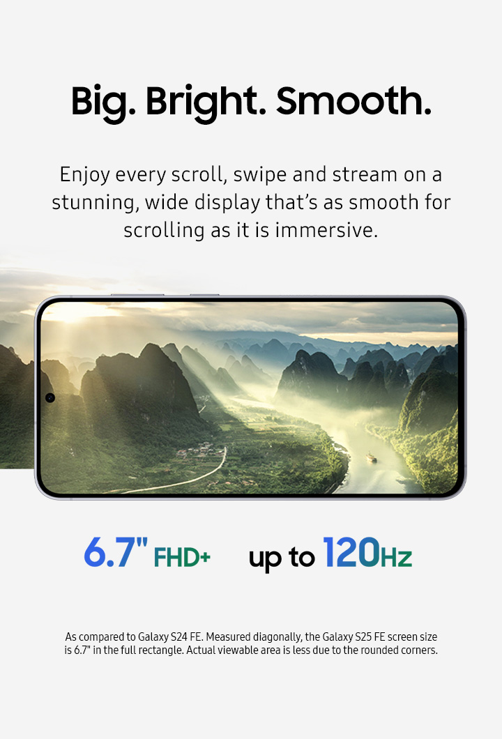 Big. Bright. Smooth. - mobile