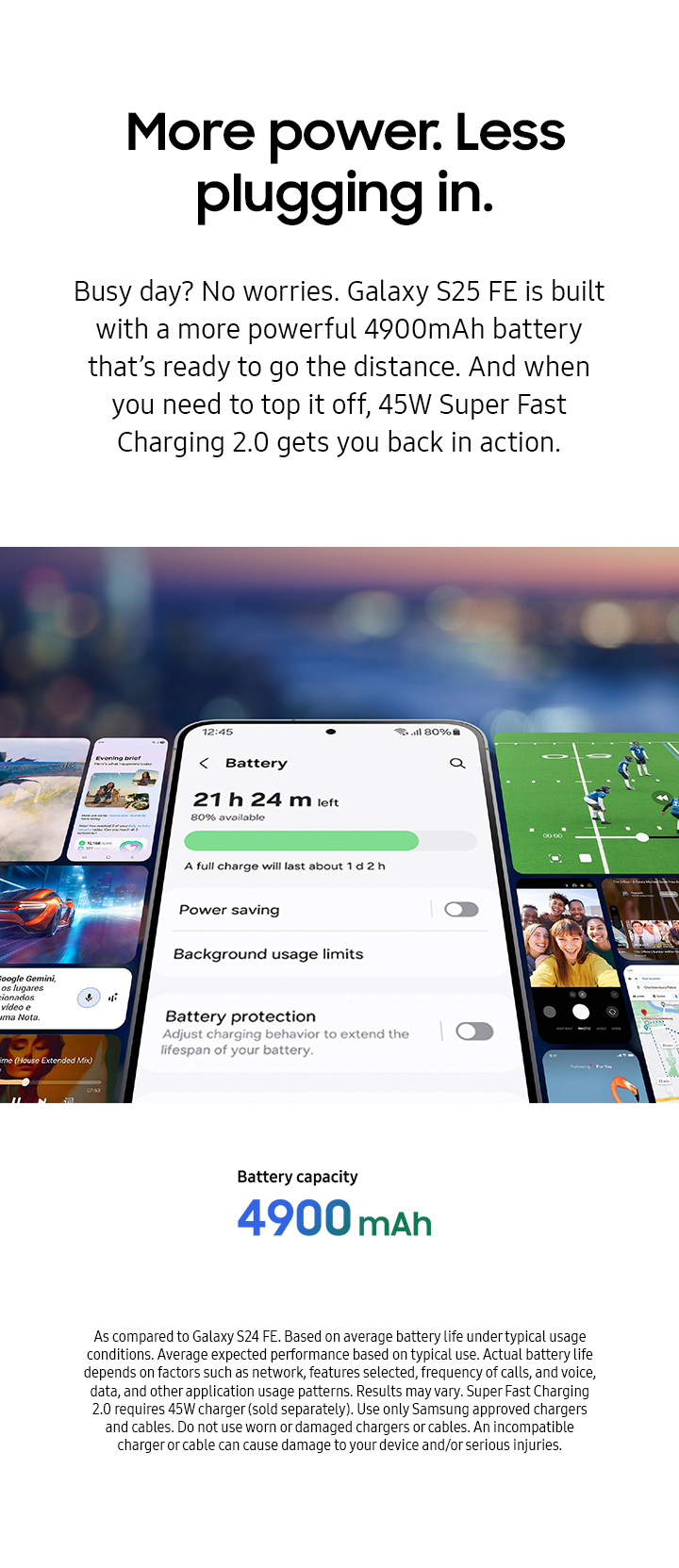 More power. Less plugging in - mobile