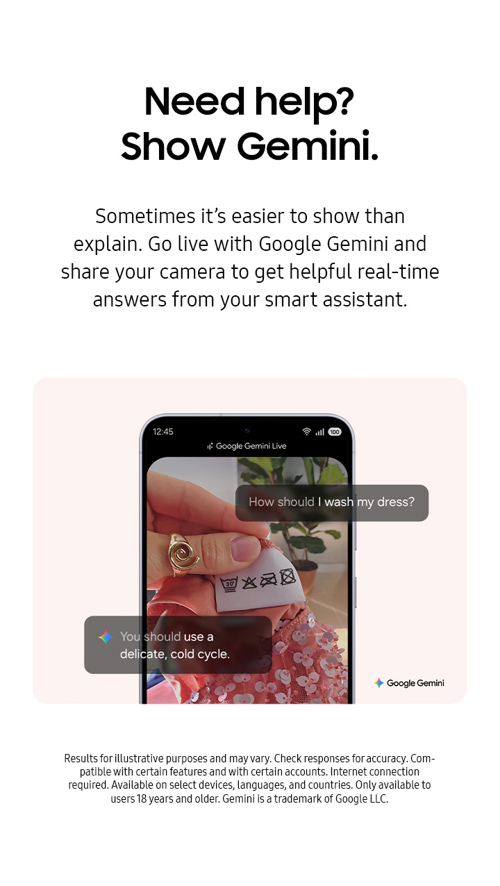 Need help? Show Gemini. - mobile