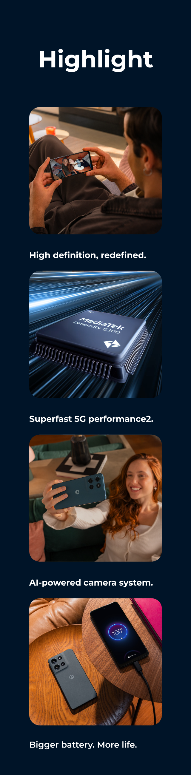 Super-bright, super-smooth 6.7' display - mobile