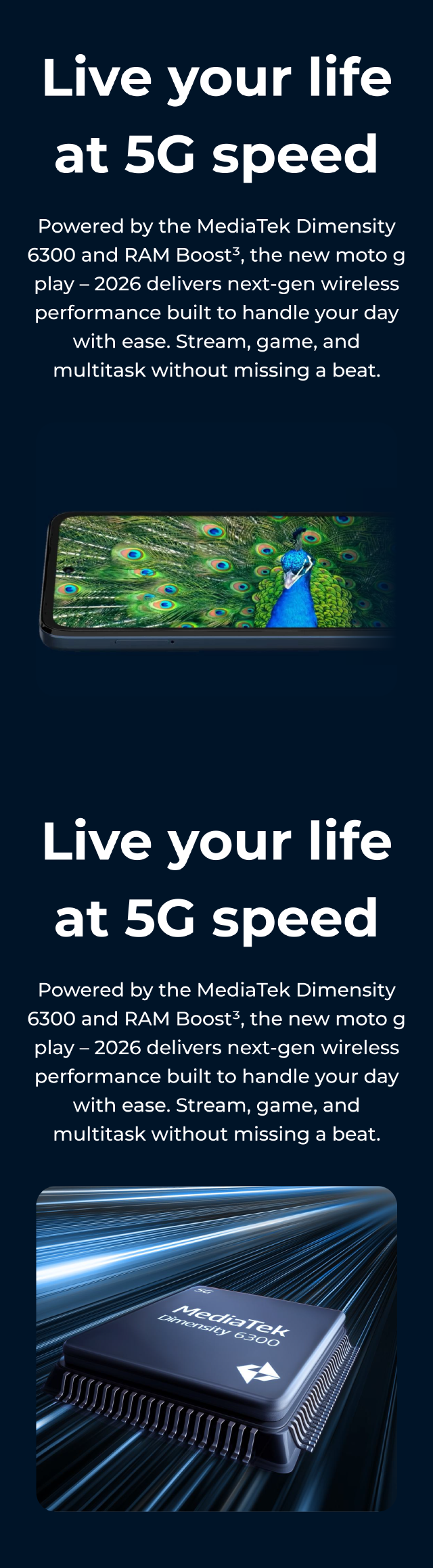 Live your life at 5G speed - mobile