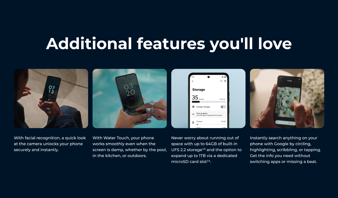 Additional features you'll love