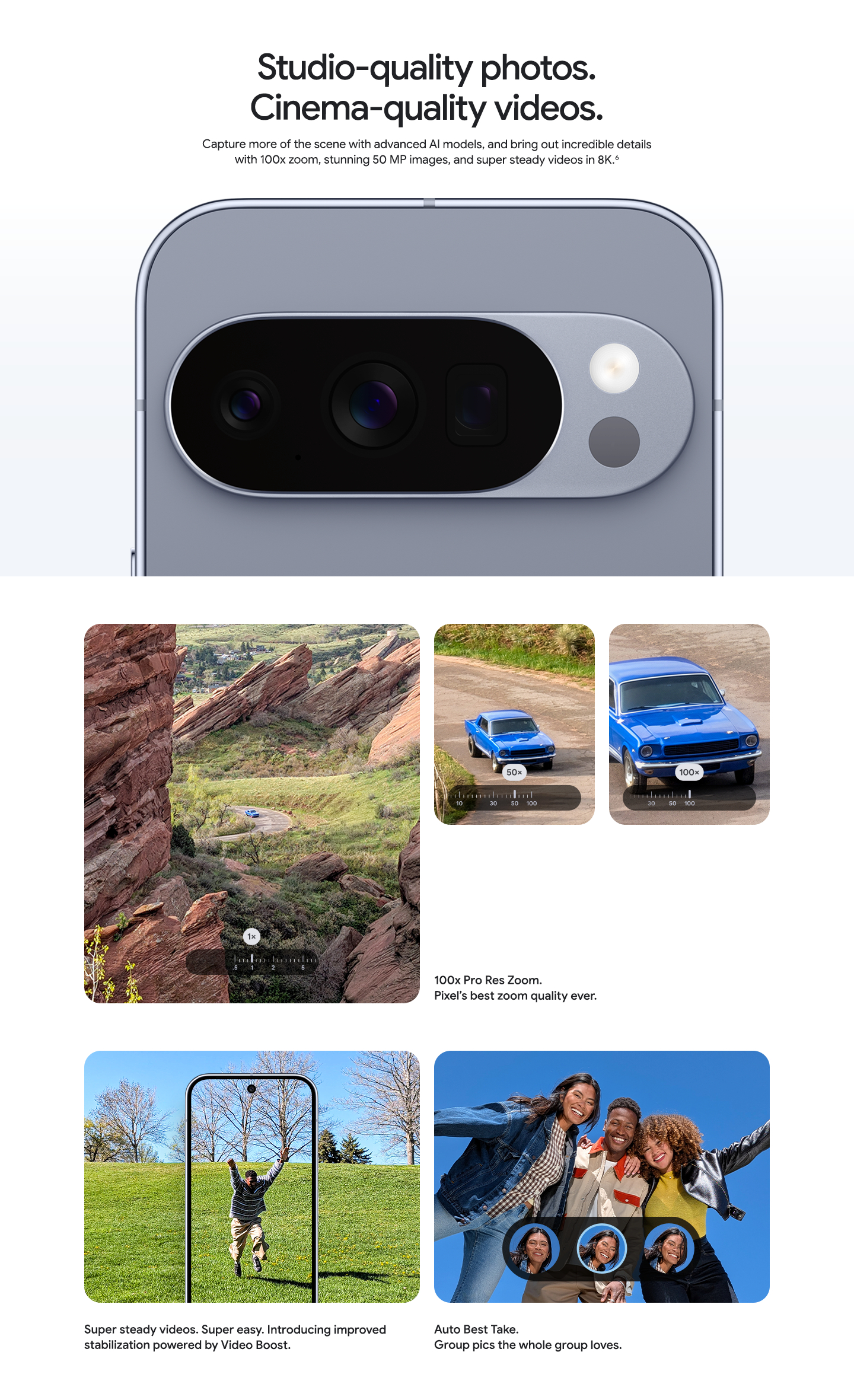 Studio Quality photos. Cinema-qualty videos