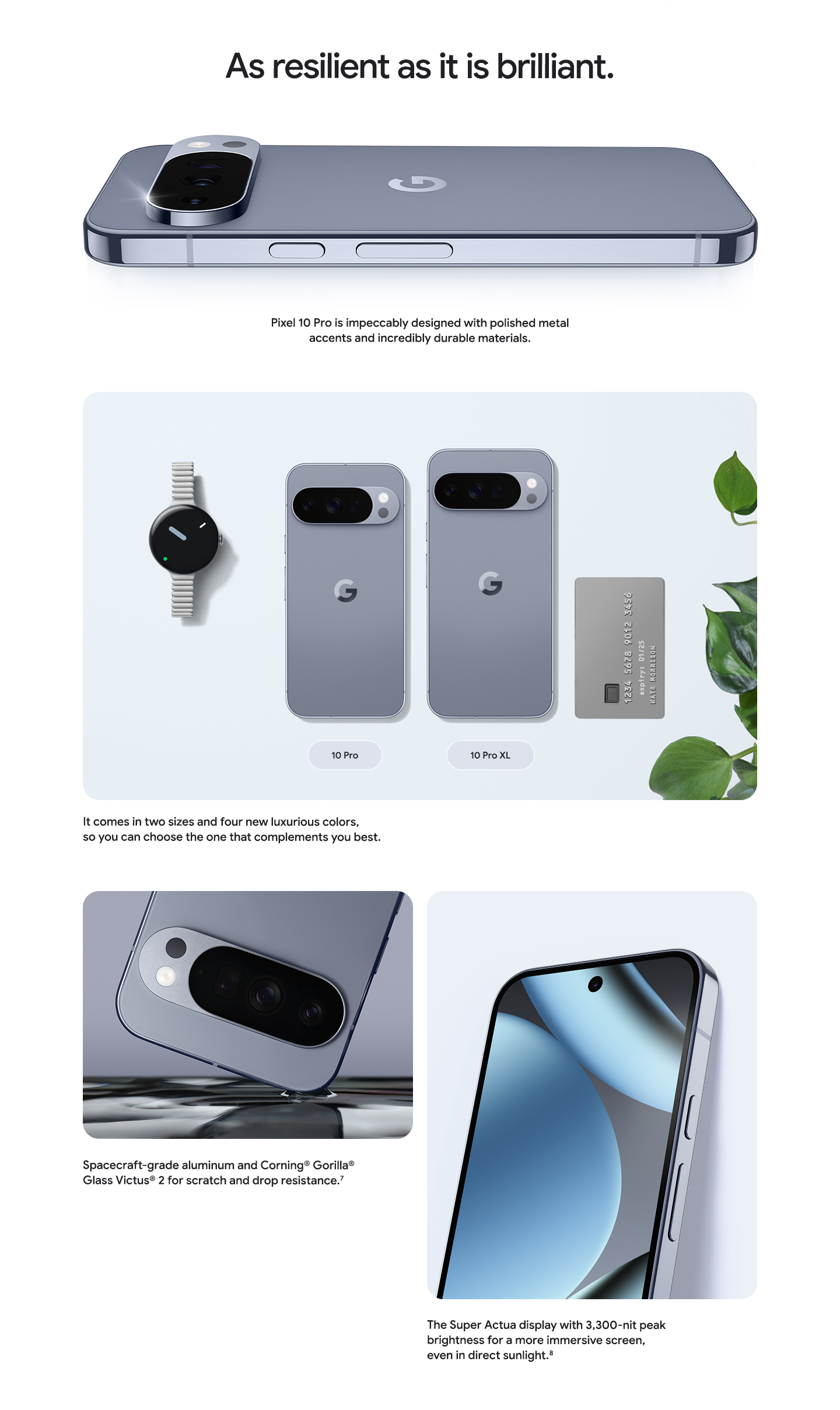 As resilient as it is brilliant