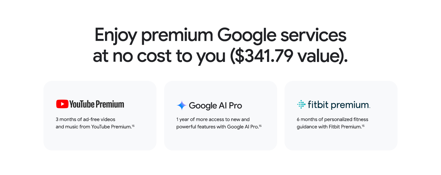 Enjoy premium google services