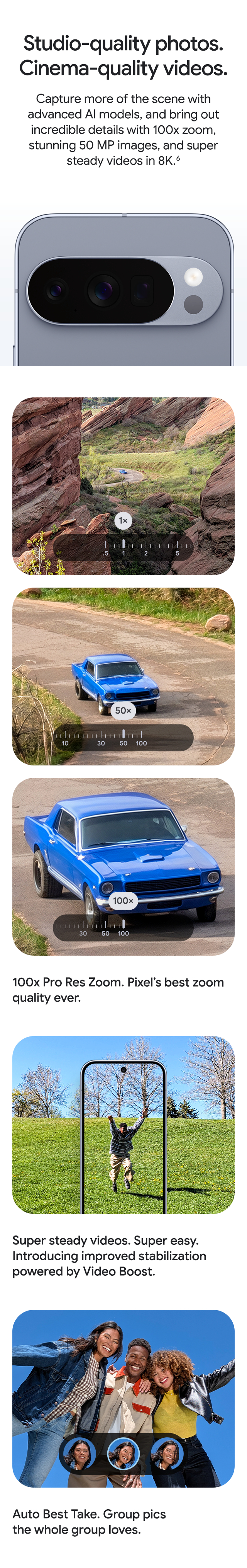 Studio Quality photos. Cinema-qualty videos - mobile