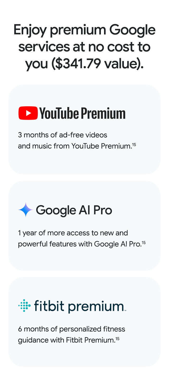 Enjoy premium google services - mobile