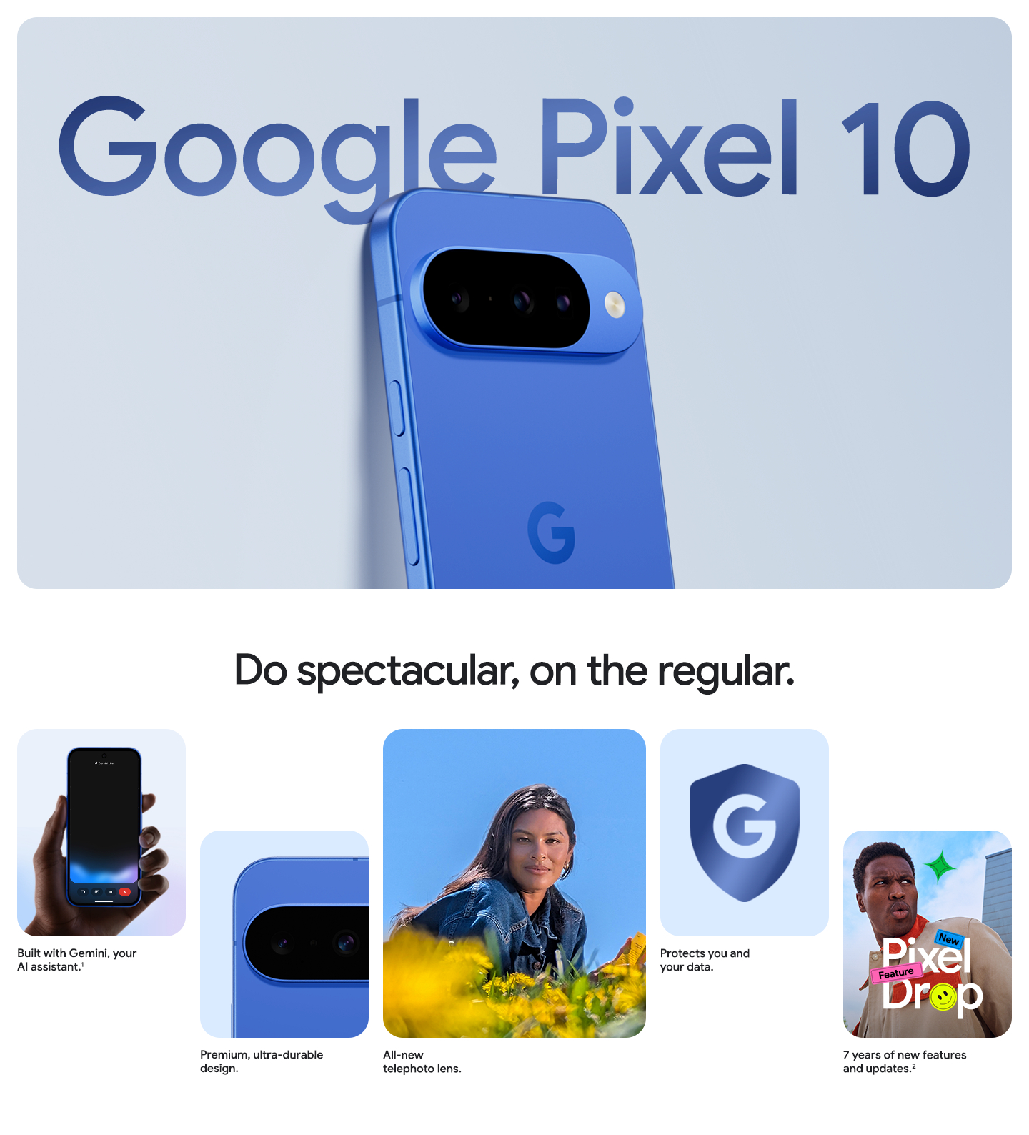 Do spectacular, on the regular.