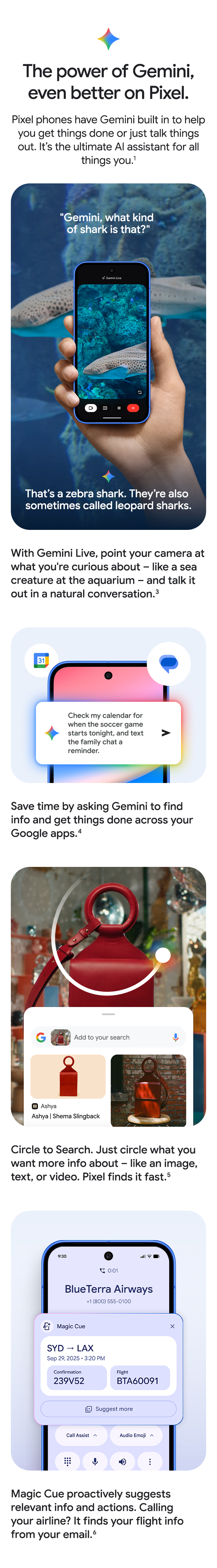 The power of Gemini, supercharged on Pixel.