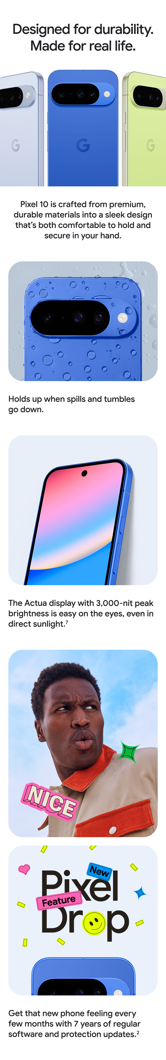 Designed for durability.