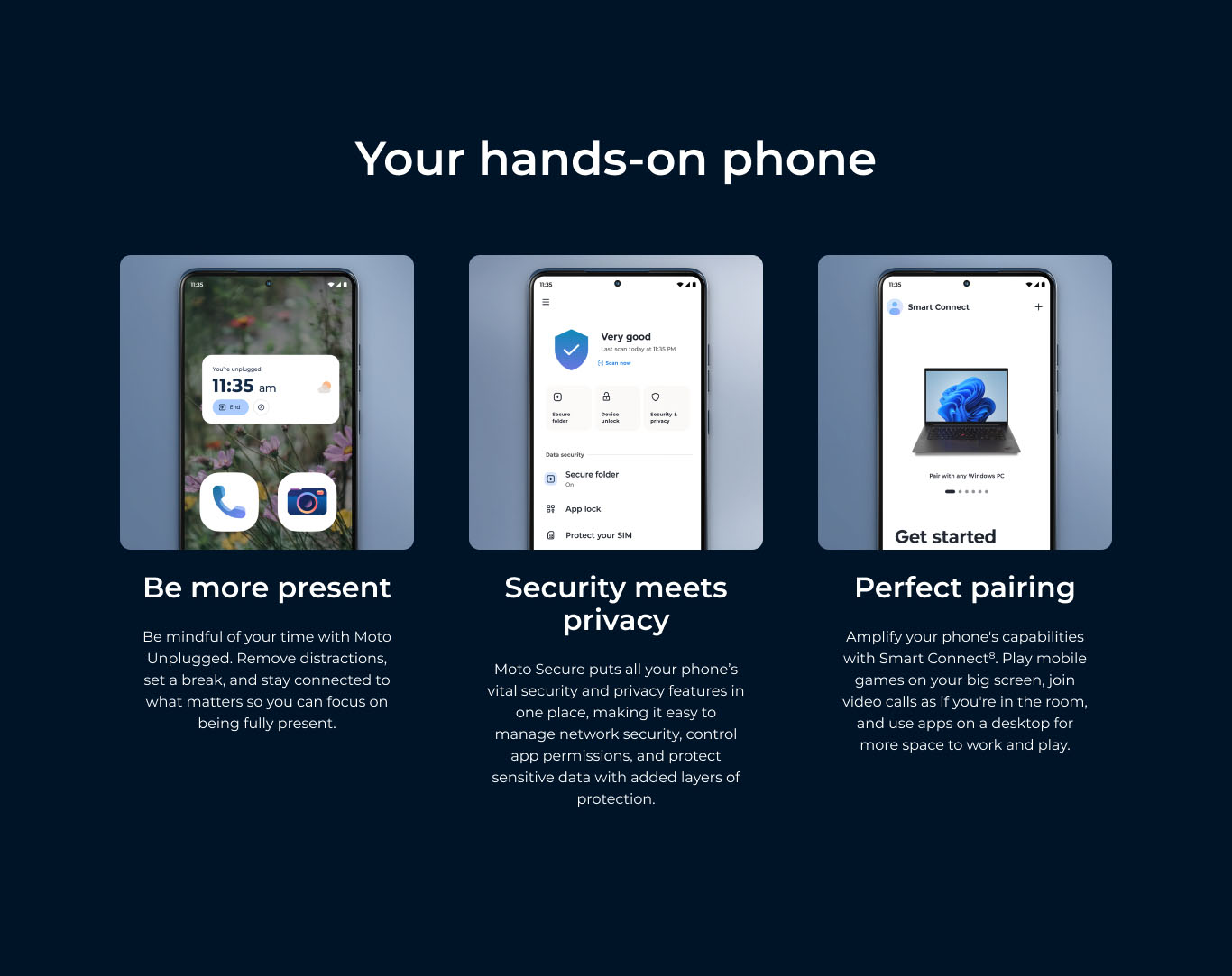 Your hands-on phone