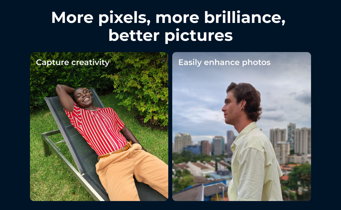 More pixels, more brilliance, better pictures