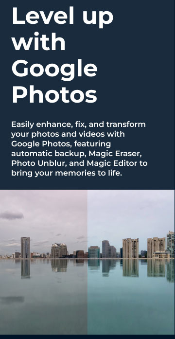 Level up with Google Photos