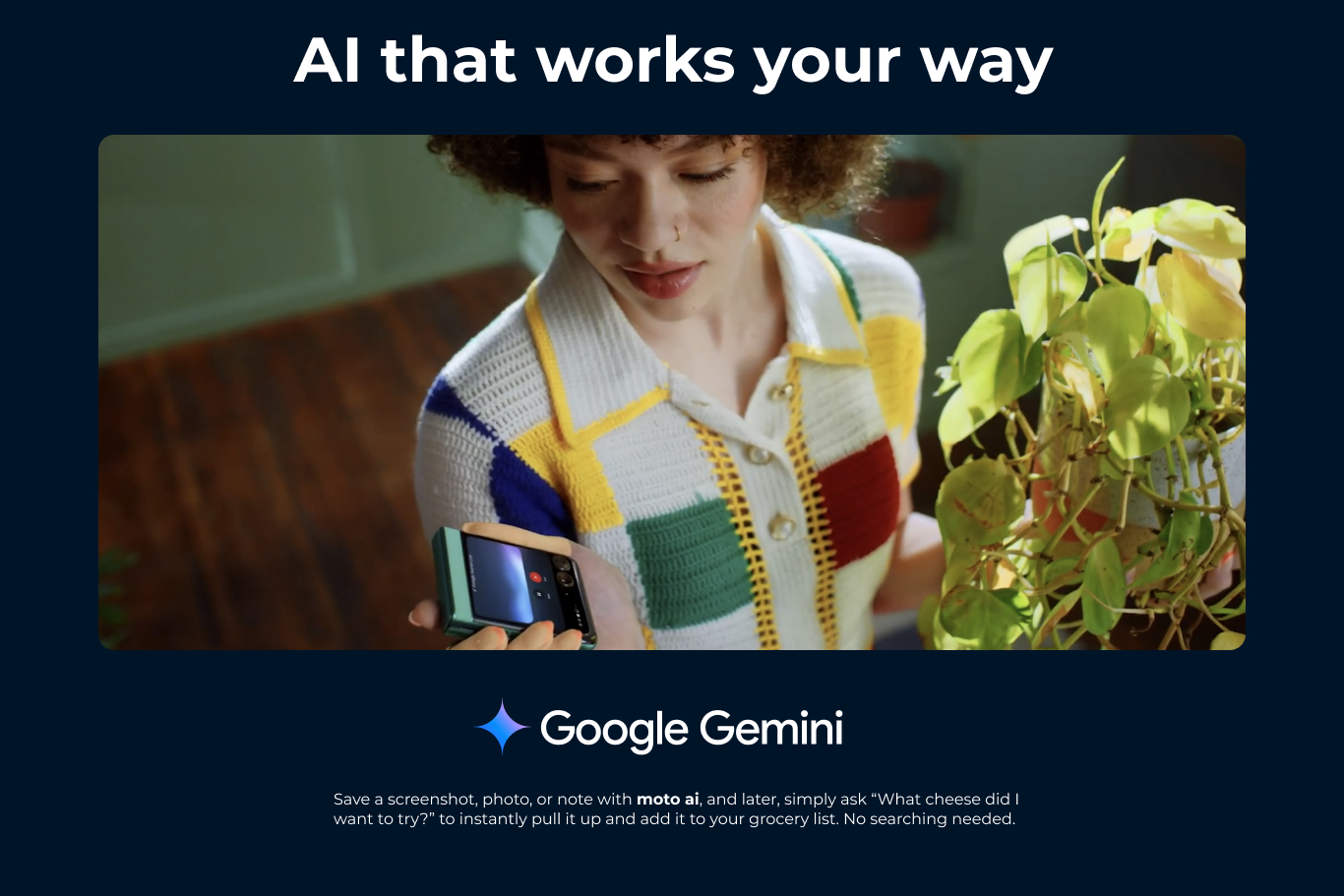 AI that works your way