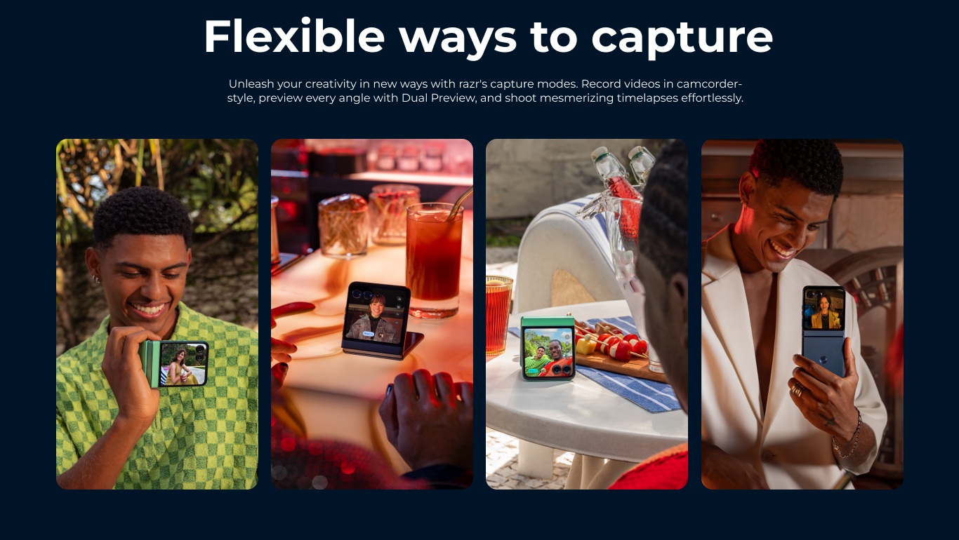 Flexible ways to capture