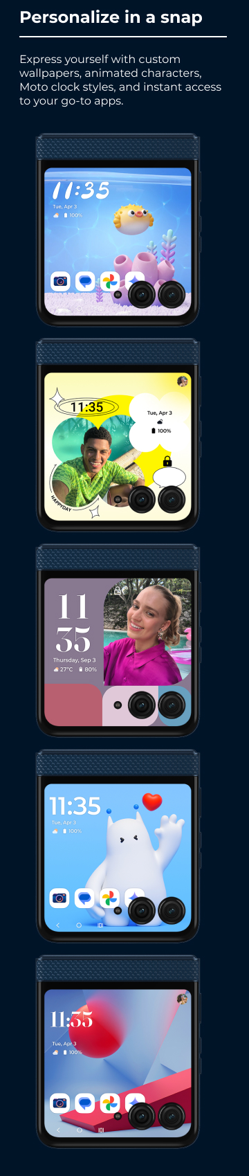 Personalize in a snap - mobile