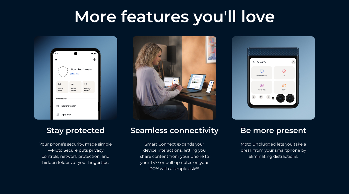 More features you'll love.