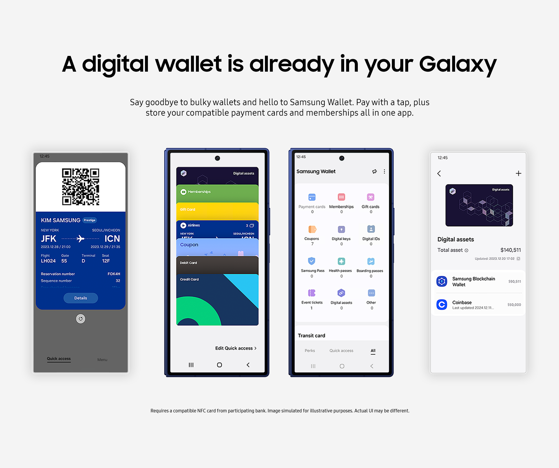 A digital wallet is already in your Galaxy