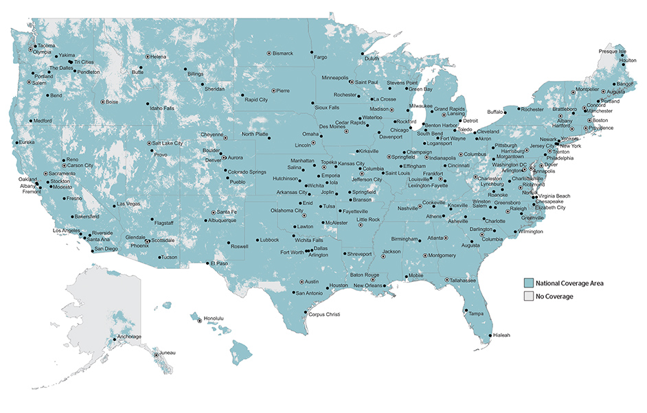 cell phone reception map U S Cellular Voice And Data Maps Wireless Coverage Maps U S cell phone reception map