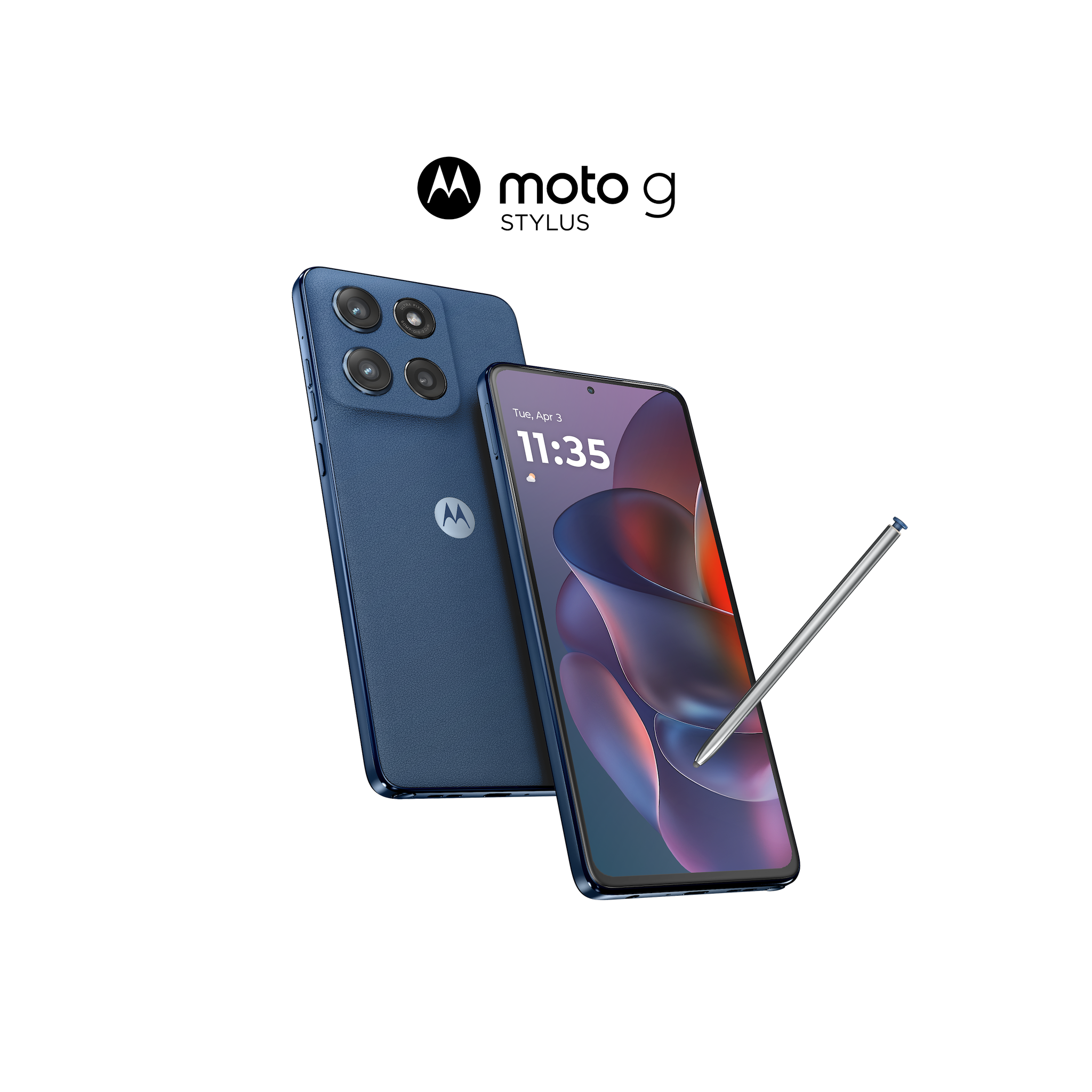 Moto g stylus in Gibraltar Sea color