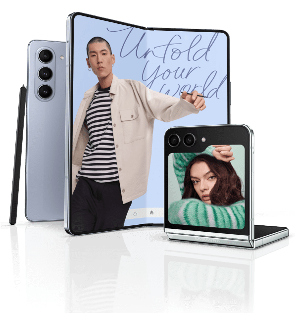 Samsung Galaxy Z Fold5 and z Flip5