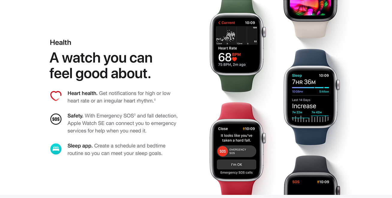 Health - A watch you feel good about.