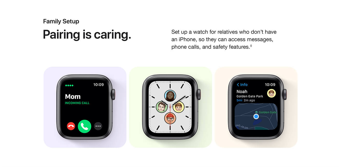 Family Setup - Pairing is caring.